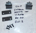 Emco Maximat V10-P Lathe Apron Parts: Imperial Halfnuts & Plates G07Z Used. Price: $110.00.