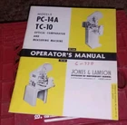 Operator's Manual Jones Lamson PC-14A TC-10 Optical Comparator Measuring Machine Used. Price: $39.99.