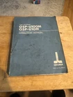 Okuma OSP-U100M OSP-U10M Operation Manual No. 4203-E Used. Price: $39.99.