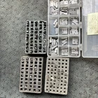 Vintage Geo Schmidt Steel Press Marking Letters Lot Chicago Typesetting Used. Price: $450.00.