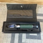 Zebra Skimmers Hand Held Refractometer MT-010ATC Used. Price: $40.00.