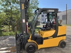 2022 Yale 12,000 Lb Forklift With Side Shift Positioner And Triple Mast Used. Price: $27999.00.