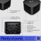 Hp Thunderbolt 120W G4 Docking Station - Black (4J0A2AA#ABA) Open. Price: $100.00.