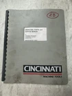 Cincinnati Milacron Hydrashift Lathes Service Manual & Replacement Parts List Used. Price: $69.99.