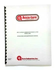 Accu Turn Model 8944 Manual Good. Price: $21.79.