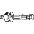 Zoro Select B70411.050.0850 Wedge Anchor, Dia., 8-1/2" L, Steel Zinc New. Price: $87.15.