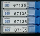 Kyocera Sgs 07135 #70 (0.028") Altin Coated Carbide Micro Drill Bit M105 2FL Used. Price: $12.99.