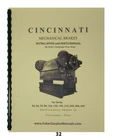 Cincinnati Mechanical Press Brake #40 Through 500 Series Lube, Parts Manual #32 New. Price: $45.00.