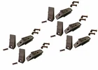 5 Bobcat Style Mini Ex, Skid On Bucket Shanks, Teeth, Pins & Bolts- 7107324 New. Price: $174.59.
