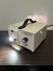 Schott-fostec A20500 Ace Fiber Optic Illuminator Light Source Eke Bulb Tested Used. Price: $149.95.