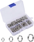 400 Pieces Premium 304 Stainless Steel Split Ring Double Jump Small Key Cha New. Price: $21.58.