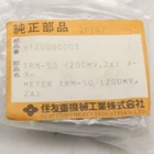 Sumitomo TRM-50 200MV Panel Ammeter 2A New. Price: $24.37.