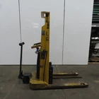Big-joe 2024-A5 2000LB Cap Manual Push Straddle Pallet Lift Stacker 60" 12V Used. Price: $758.90.