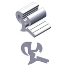 Trim-lok LK1536-100 Single Piece Window Locking Gasket, Fits Glass 3/16"-1/4", New. Price: $278.99.