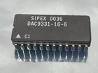 Sipex DAC9331-16 -6 Bit Ic C1 Cmos Integrated Pc Qty Available New. Price: $43.16.
