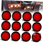 12PCS 4" Inch Round Red Stop Turn Tail Lights Led, New. Price: $73.99.