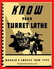 Warner Swasey 3, 4, Know Your Turret Lathe Service Instruction Manual 1335 New. Price: $55.00.