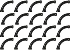 Loc-line Black 1/4" Extended Elbows Packs Of 20 New. Price: $70.36.