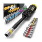 Long Shank Torque Screwdriver Set, 5-55 Inch Pounds Lbs, 32 Pcs 1/4... Fast Ship New. Price: $45.81.