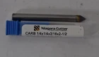Niagara Cutter Seco Tools Carbide Chamfering Mill 2 Flute 1/4" Dia 60 End New. Price: $16.99.