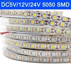 5M DC5V 12V 24V Smd 5050 Led Strip Tv Backlight IP20 IP65 Waterproof Cool New. Price: $14.47.