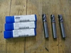 3 Pcs Niagara Cutter Carbide 7/16" End Mills 2.25" Oal 4 Flute Cnc New. Price: $80.00.