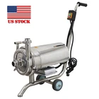 Portable Sanitary Centrifugal Pump 1500W 5T Flow, 24M Lift 304 Stainless 110V New. Price: $636.50.