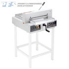 Triumph 4315 Semi Automatic Tabletop Cutter 16 & 7/8" Mbm # 0451- Challenge New. Price: $5449.00.