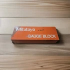 Mitutoyo 611205-541 Individual AS-1 Grade Gage Block Rectangle Shape Steel Used. Price: $110.00.