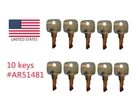 10 Keys #AR51481, AT195302, AT145929 For Jd Multiquip Equipment From Usa New. Price: $11.90.