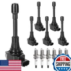 Npauto Ignition Coil Packs Spark Plugs Compatible V6 3.5L 2009-2020 Nissan New. Price: $182.23.