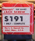 Starrett S191 "little Giant" Jack Screw SET-7-PIECE Nos Complete-original Box New. Price: $99.99.