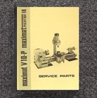 Emco Lathe Service Parts Manual Fits Maximat Mentor V10-P Good. Price: $14.97.