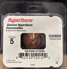 Hypertherm 020608 Nozzle MAX200 .086 200A AIR/N2/H35 Pack New. Price: $50.00.