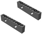 Mitee-bite Usa #32168, 8"LONG Versagrip Jaw Set For 6" Machine Vises New. Price: $249.94.