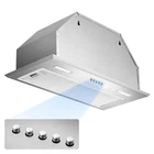 Integrated Range Hood Cabinet Insert Silver Knob Control Aluminum Filter Open. Price: $131.41.