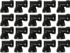 1/2" Black Elbows (pack Of 20) Loc-line Usa 59874-BLK New. Price: $49.05.