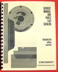 Cincinnati Toolmaster Milling Machines 1B, 1C, 1D, 1E, H-v Service Manual 0127 New. Price: $75.00.