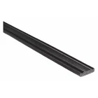 Trim-lok Crown Rectangle Rubber Seal, Ft. 0.125"H 0.50"W X112HT-25 New. Price: $40.00.