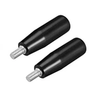 Uxcell 2 Pcs Revolving Handwheel Machine Handle M6 Male 50MM, Black. Price: $14.66.