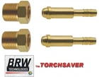 Argon Rh B-size Gas Nut & 3/8" Hose Nipple Western AW14A AW19 New. Price: $20.99.