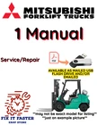 Mitsubishi FB16KT Electric Forklift Service Repair Manual Pdf Usb Like. Price: $30.00.