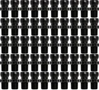 3/8" Black Bspt Connectors (pack Of 50) Loc-line Usa 59876-BLK New. Price: $44.43.