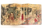 Ukiyoe Japanese Woodblock Print Plum Garden Chikanobu Yoshu (K00912). Price: $250.00.
