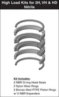 Parker Hannifin High Load Piston Seal Kit 5" (nitrile) PK502HK001 New. Price: $62.65.