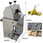 Techtongda 110V Electric Sugar Cane Press Juicer Stainless Steel 3 Rolls New. Price: $488.40.