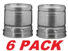 Hart Cooley 4RP12 4" X 12" Round Pipe Type B Gas Vent Galvanized Made In Usa 6PK New. Price: $44.98.