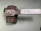 Jamesbury Clincher Ball Valve 2IN Threaded Brass Body Used. Price: $55.00.