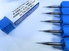 Lot ( 5 Pcs ) New Micro Gws .6MM 2 Flute Solid Carbide Decimal End Mills Tools. Price: $29.75.