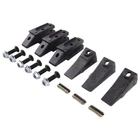 3X On Bucket Shanks, Teeth, Pins & Bolts 7107324 For Bobcat Mini Ex, Skid New. Price: $101.71.